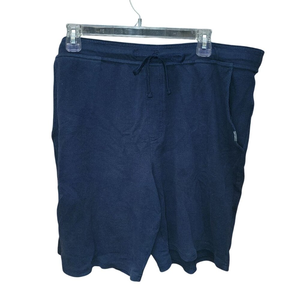 Eddie Bauer Mens Lounge Shorts XXL Navy Cotton & Polyester
